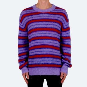 MNML MOHAIR STRIPED SWEATER